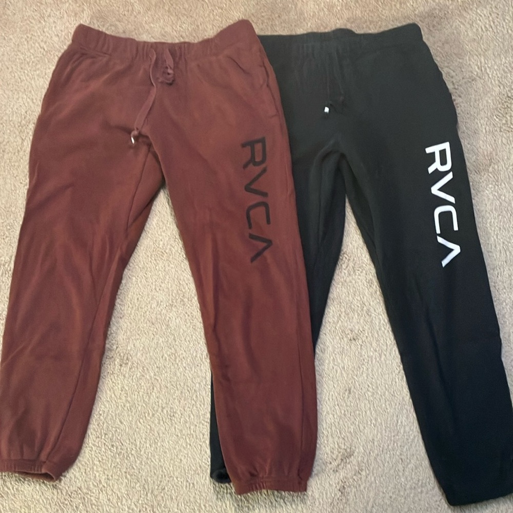 Lot of 2 Used RVCA Men’s Sweatpants Sz S